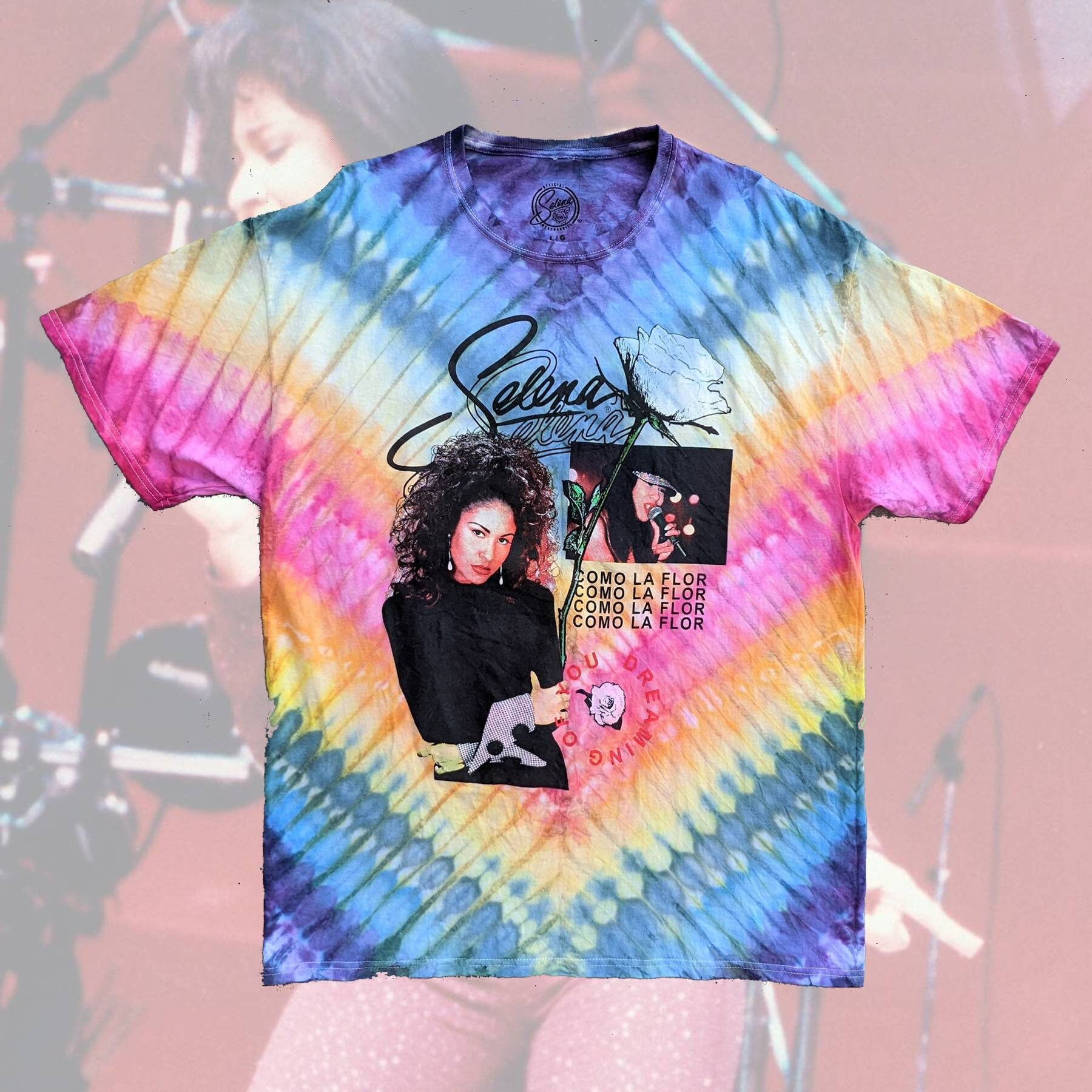 selena tie dye shirt