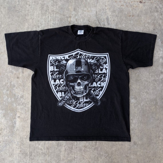 Las Vegas Raiders Black And Sliver shirt - Dalatshirt