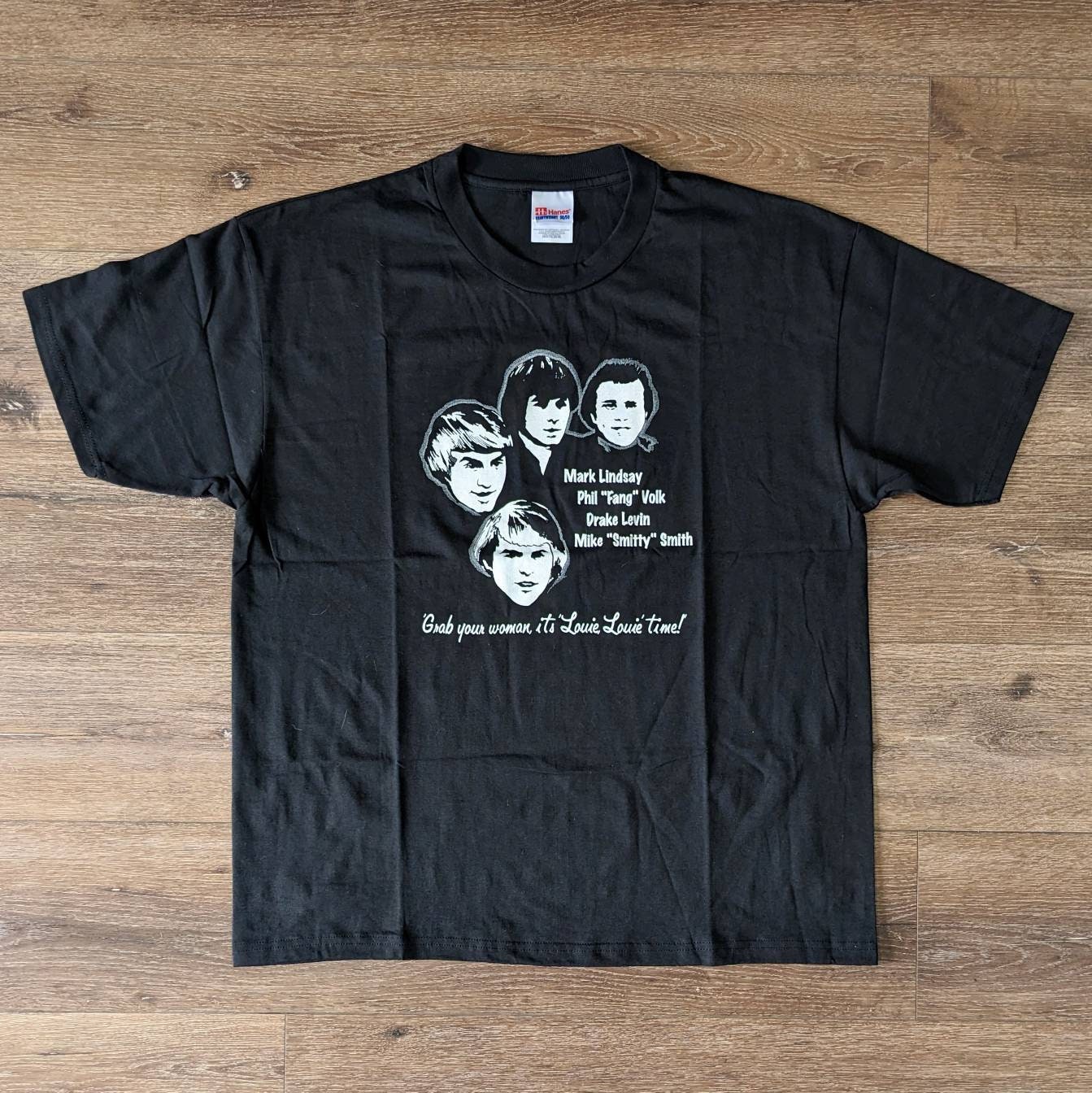 Vintage Paul Revere and the Raiders Louie, Louie Time T-shirt - SIZE XL -  Etsy, image size:1343x1344