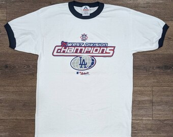 Vintage LA Dodgers 2004 NL West Champions camiseta - TALLA L