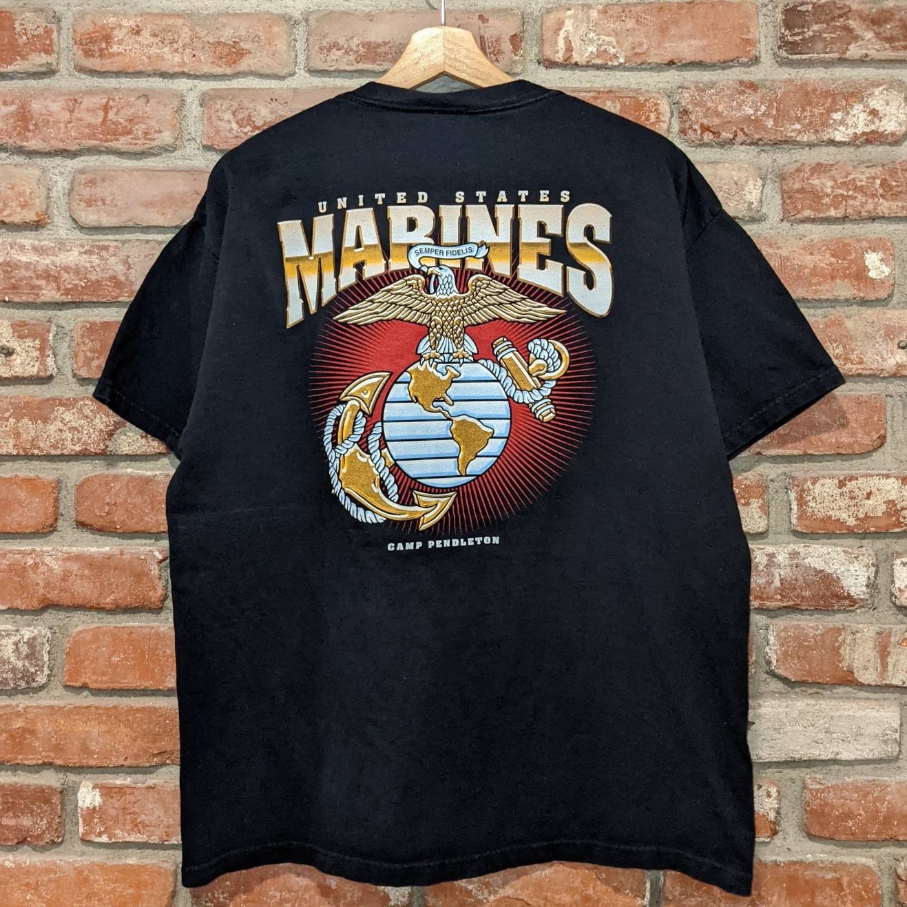 Vintage USMC Camp Pendleton T-shirt - Etsy