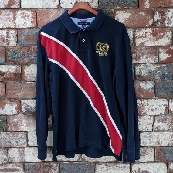 tommy hilfiger rugby shirt vintage