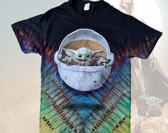 Star Wars The Child Grogu tie-dye t-shirt