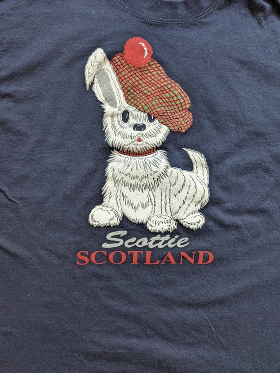 Vintage Scottie Dog Scotland tourist t-shirt - image 2