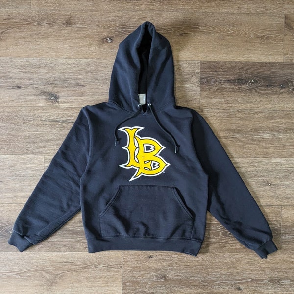 Vintage Jerzees CSU Long Beach logo hoodie - SIZE S