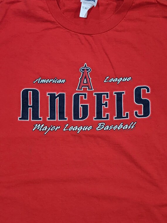 Vintage MLB Anaheim Angels Baseball T 