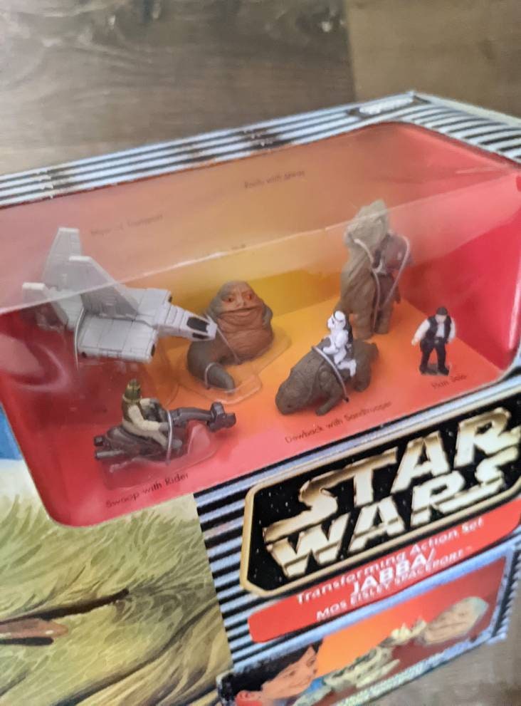 Vintage Star Wars Micro Machines Jabba / Mos Eisley Spaceport Set