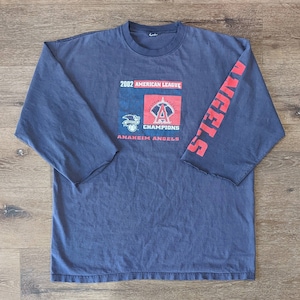 Vintage Anaheim Angels 2002 AL Champions longsleeve t-shirt