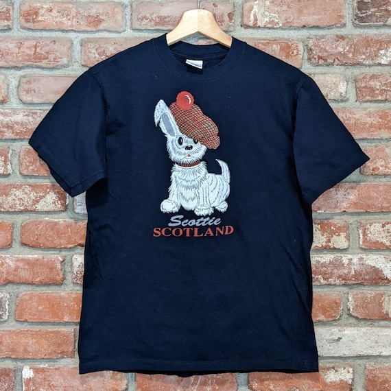 Vintage Scottie Dog Scotland tourist t-shirt - image 1