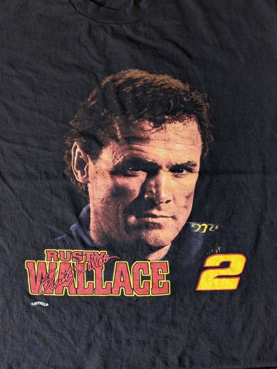Vintage Nutmeg NASCAR Rusty Wallace no. 2 t-shirt… - image 2