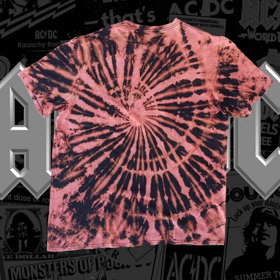 AC/DC Highway to Hell Tie-dye T-shirt 