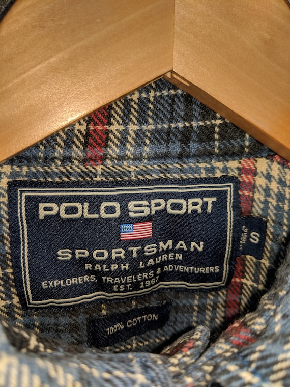 Vintage Polo Sport Sportsman plaid longsleeve - image 3