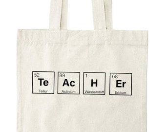 Klassenlehrer Geschenk  - Beutel  - Teacher Chemielehrer