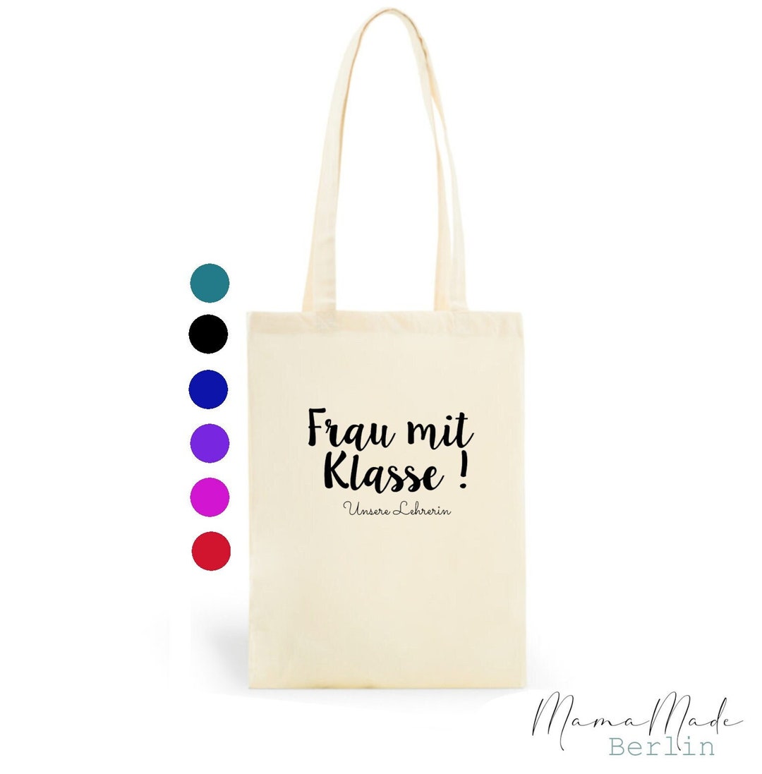 Ich Bin Eine Frau Mit Klasse Also Lehrerin Tasche Frau mit Klasse Lehrerin Klassenlehrerin Geschenk Tasche - Etsy.de