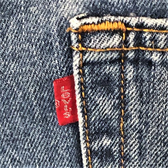 Mens Jeans. Vintage Levis 501 Button Down Jeans. - image 3