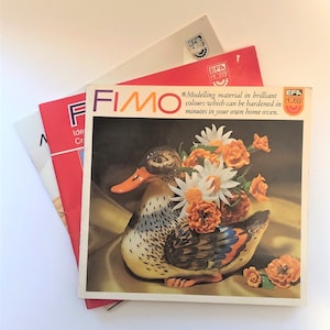 FIMO Clay Anleitungsbücher.