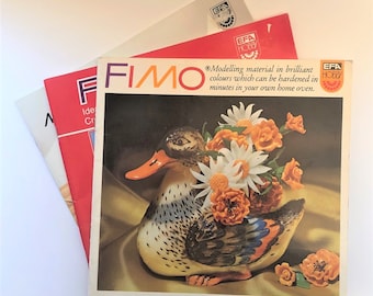 Libros de instrucciones de arcilla FIMO.