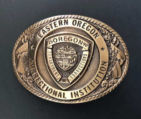 Prison Belt Buckle. 1990 Oregon Department Of Corr