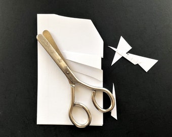 Children's Scissors. Vintage Blunt End School Scissors.