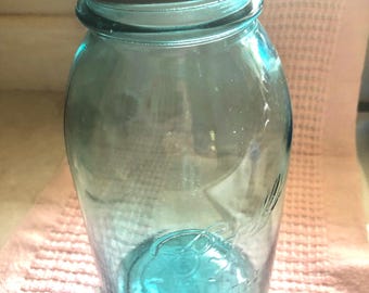 Ball Mason Jar. Ball Blue Glass Jar.