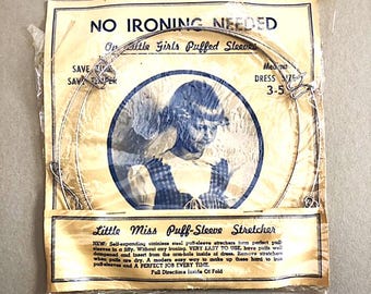 Ensanchadores de mangas para niñas. Mangas abullonadas estilo vintage de Little Miss.