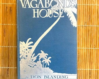 Libro de poesía antiguo. La casa del vagabundo, de Don Blanding.