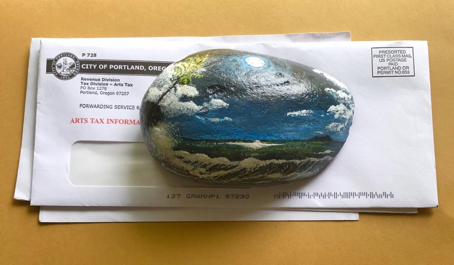 God Rocks Paperweight Painted Rock. Hand Painted Paperweight. Original Art. - Etsy