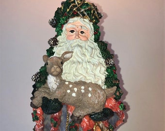 Vintage Santa Claus. Father Christmas Figurine.