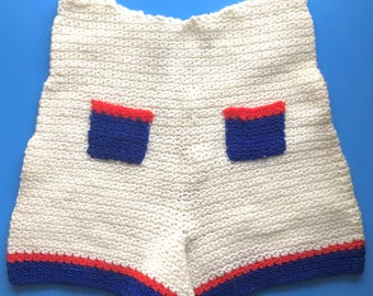 Womens Shorts. Vintage Cotton Short-Shorts for Women or Girls.