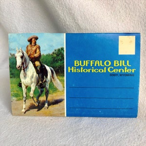 Buffalo Bill Klapppostkarte. um 1960