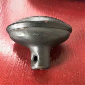 Vintage Door Knob. Oval Shaped Passage Knob.