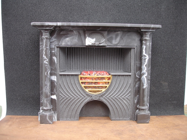 12th Scale Georgina Victorian Bullseye Fireplace Etsy