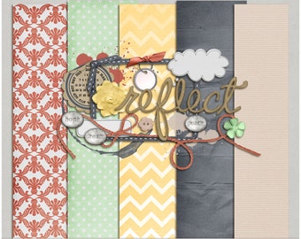 Hope and Dream Kit - Papers & Elements for Digital Scrapbooking