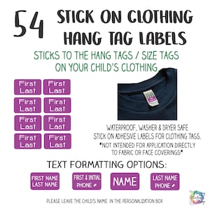 Applying Your Clothing Labels 