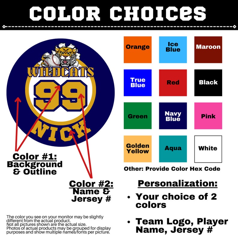 Personalized Baseball Bat Knob LOGO Labels Set of 4 Etsy