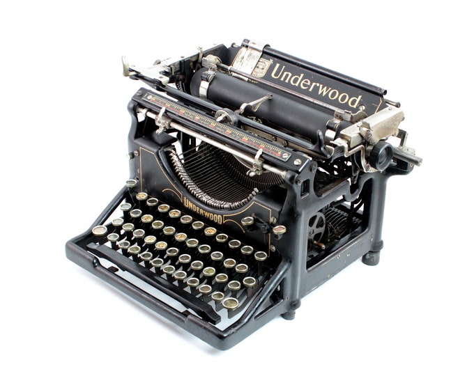 Antique Typewriter, Underwood 5, Restored Etsy