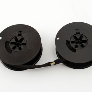 Olympia Typewriter Ribbon - Black and Red or All Black Typewriter Ribbon - 1/2" Ribbon w/ 2" Spools - Fits Almost All Vintage Typewriters