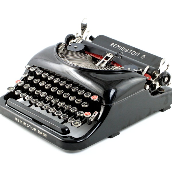 Restored typewriter, Remington Portable No. 5