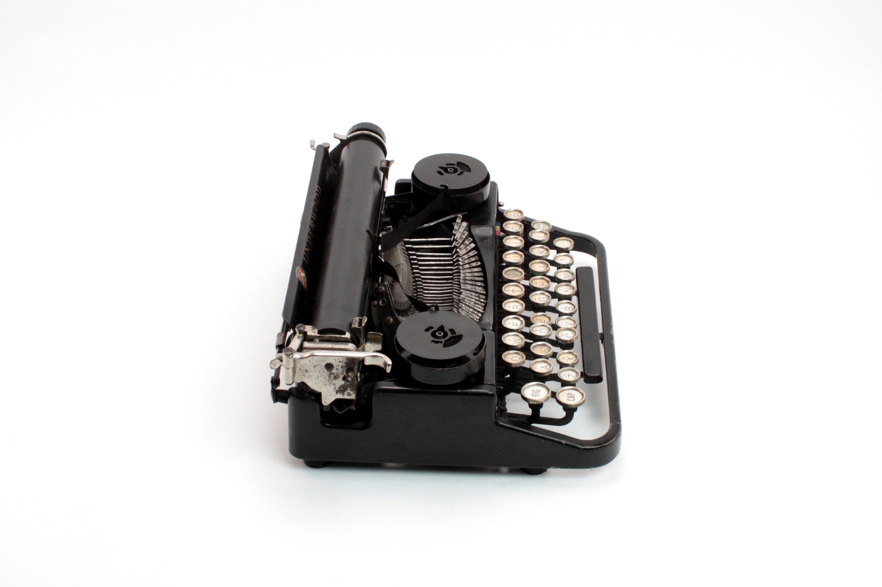 Restored Underwood Standard Portable (3-bank) Typewriter, Black - Etsy