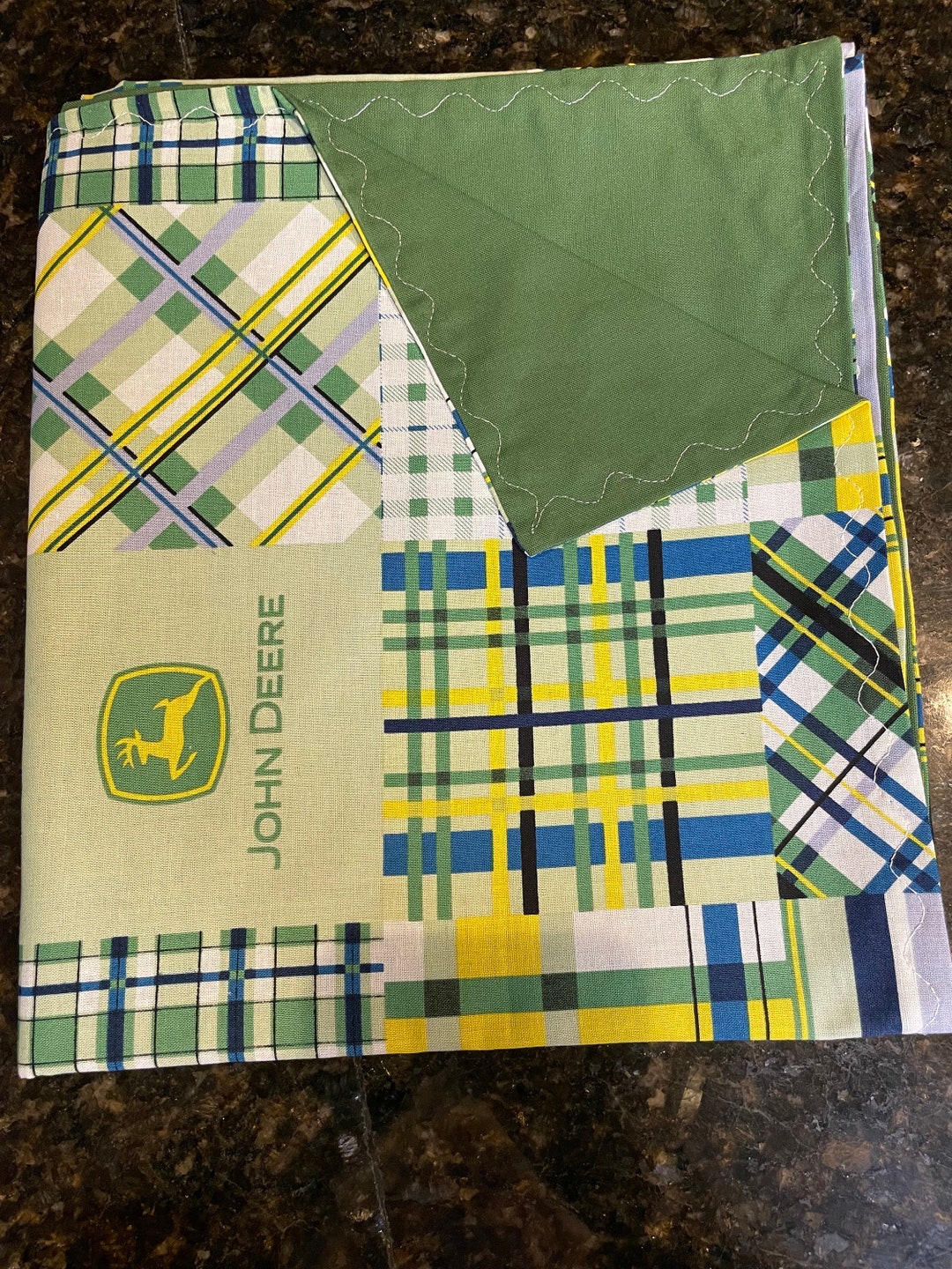 Baby John Deere Receiving Blanket Etsy