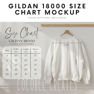 Unisex Hanging Sweatshirt Measurements Pod, G18000 Sweatshirt Size Table Inch, Gildan 18000 Size Chart, Size Chart In Cm, Extended Plus Size