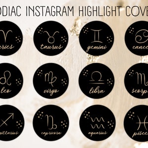 Instagram Story Highlight Covers, Esoteric Highlight, Gold Icons,  Minimalist Icons, Ig Highlights Kit, Metaphysical Story Covers