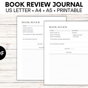 Digital Reading Journal, Reading Tracker For Goodnotes, Digital Book Journal, Bookish Gift, Reading Log, Book Review, Book Tracker