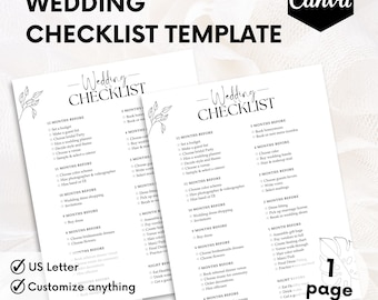 Itinéraire de mariage, organisateur de mariage, budget de mariage, liste de contrôle de planification de mariage, modèle de planification de mariage, chronologie de mariage