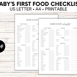 Tracker voor babyvoeding, checklist voor babyvoeding, puree voor babyvoeding, tracker voor vaste stoffen, checklist voor baby's eerste voeding, dagboek voor babyvoeding