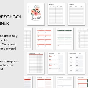 Homeschooling Daily Planner, Homeschool Planner, Homeschool Schedule, Printable Homeschool Planner Pages, Homeschool Mom