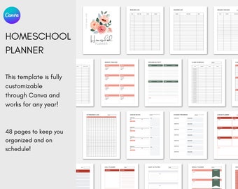 Homeschooling Daily Planner, Homeschool Planner, Homeschool Schedule, Printable Homeschool Planner Pages, Homeschool Mom