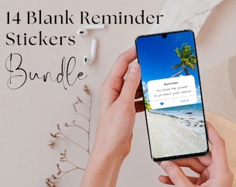 Instagram Story Sticker, Tägliche Sticker, Digitale Sticker, Sofort Download, Erinnerungs Sticker