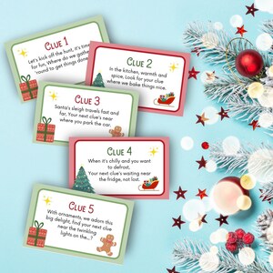 Indoor Christmas Treasure Hunt, Christmas Scavenger Hunt, Christmas Activity For Kids And Teens, Indoor Scavenger Hunt, Games And Puzzles