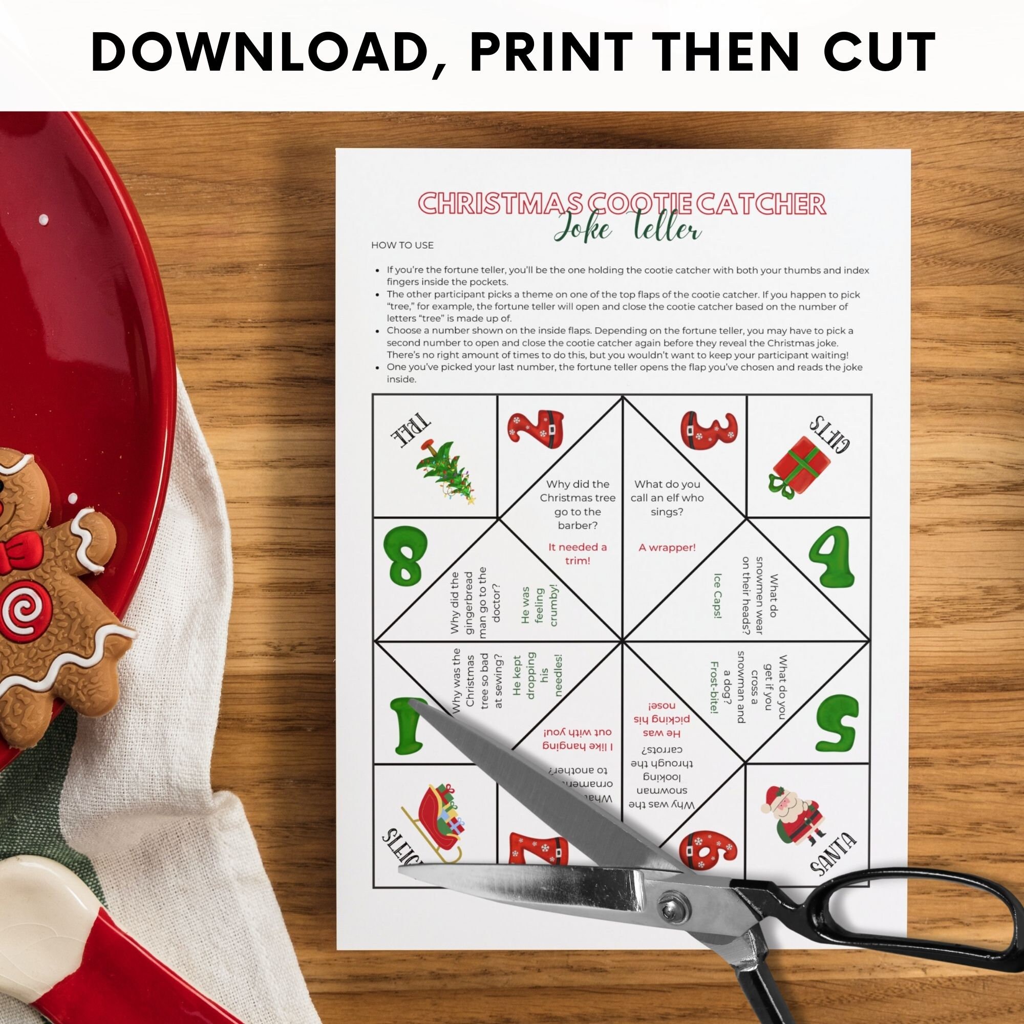 christmas-joke-teller-cootie-catcher-printable-paper-craft-digital-download-christmas-fortune-teller-christmas-trivia-christmas-jokes-etsy for Free Printable Christmas Cootie Catcher Christmas Joke Teller, Cootie Catcher, Printable Paper Craft, Digital Download, Christmas Fortune Teller, Christmas Trivia, Christmas Jokes - Etsy for Free Printable Christmas Cootie Catcher